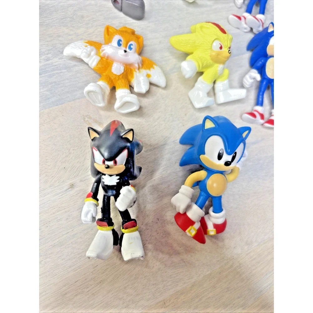 Sonic The Hedgehog Figure Lot of 8 Jakks Pacific Shadow Tails
